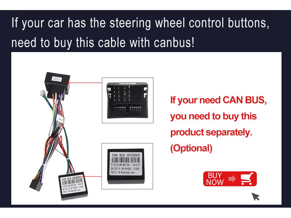 Volkswagen Passat Lingyu Android Car Navigation with Bluetooth, GPS, HD Backup Camera & CarPlay