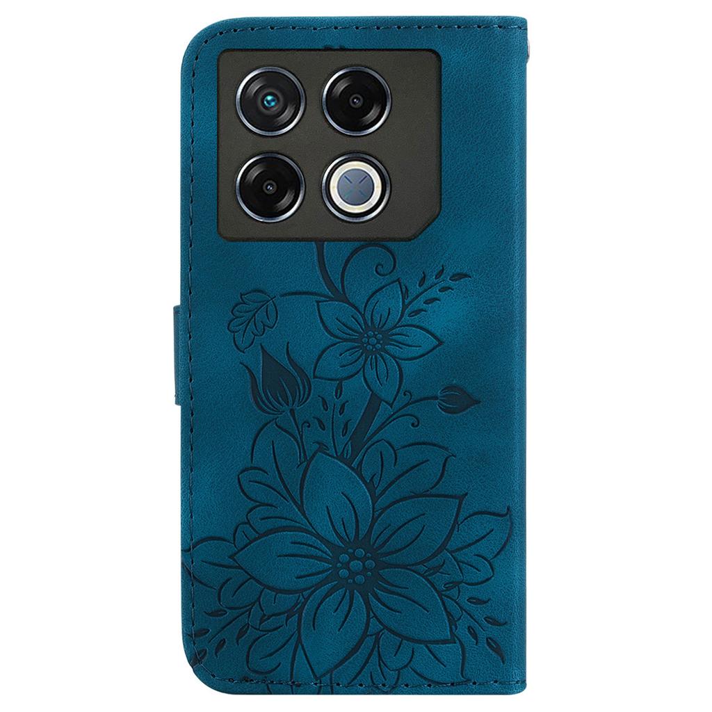 For Infinix GT 20 Pro 5G Case Lily Pattern Leather Flip Wallet Phone Cover