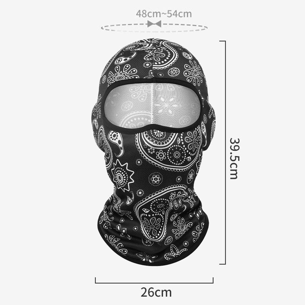 Breathable Cool Balaclava Ice Silk Face Cover Headwear Fashion Full Face Cap Motorcycle Riding