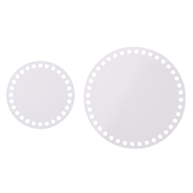 Runde Form Klare Acrylformbasis für Netzbeutel Ergebnisse-Größenoption Nähzubehör Transparentes DIY Acrylplatte Tasche