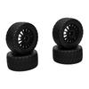 4pcs 80mm RC Tires All Terrain RC Crawler Wheels Tires Set Upgrade Parts Anti Slip Easy To Install
