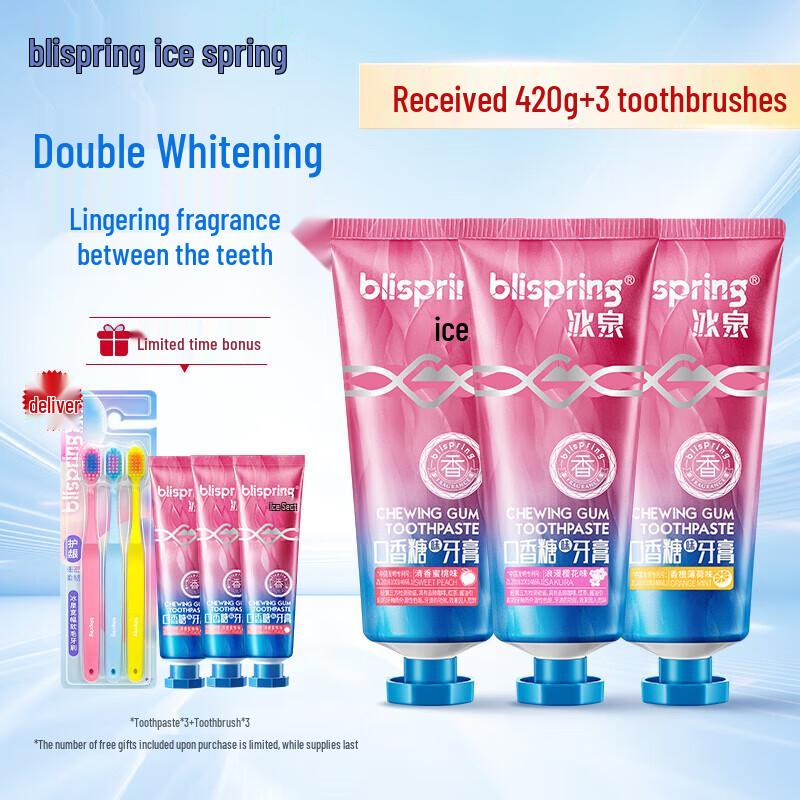 

Blispring Brightening Toothpaste Multi-Flavor Set