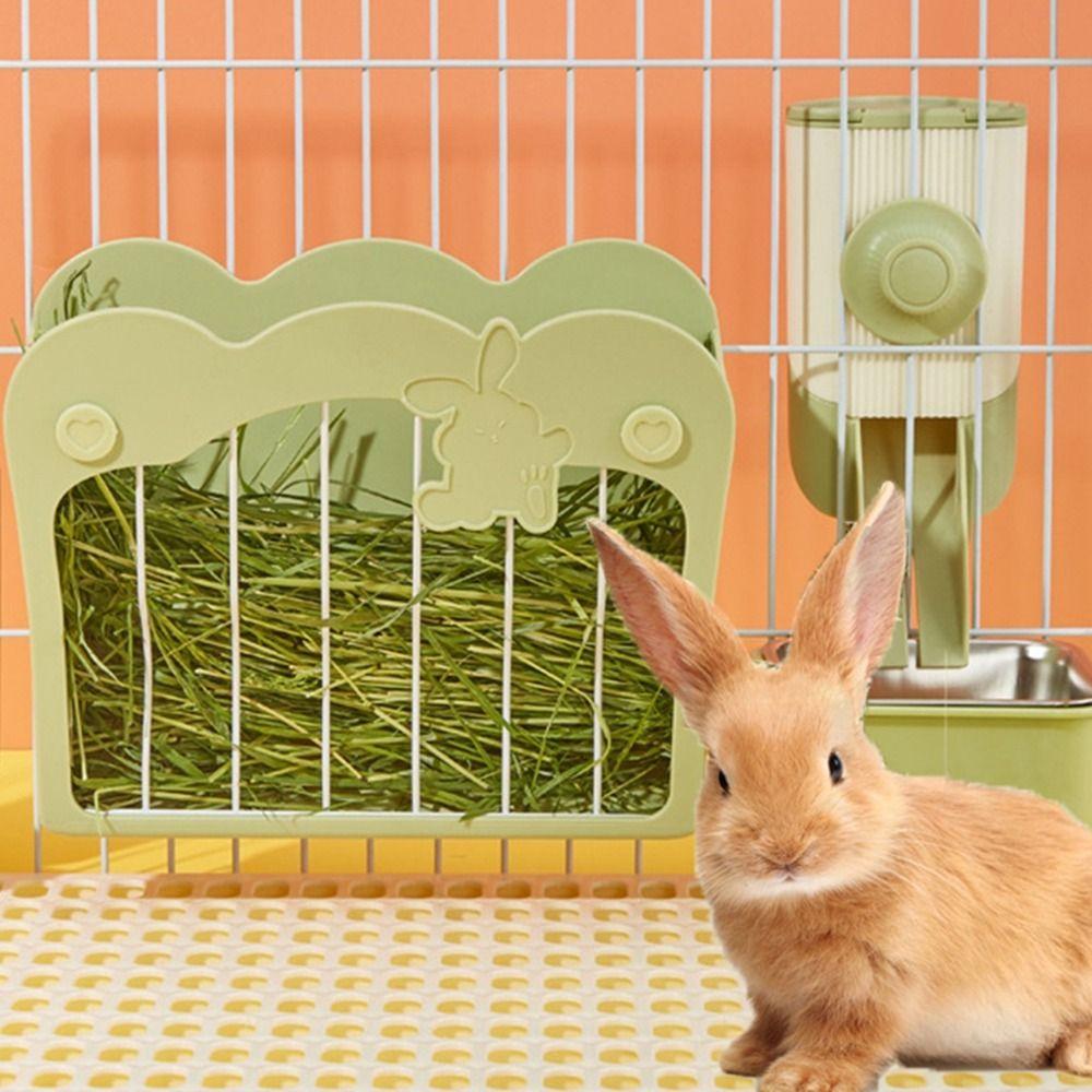 Hanging Bunny Grass Holder Large Capacity Rabbit Grass Rack Feeder Rabbit Hay Feeder  Ferret