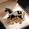 Fashion War Horse Brooch