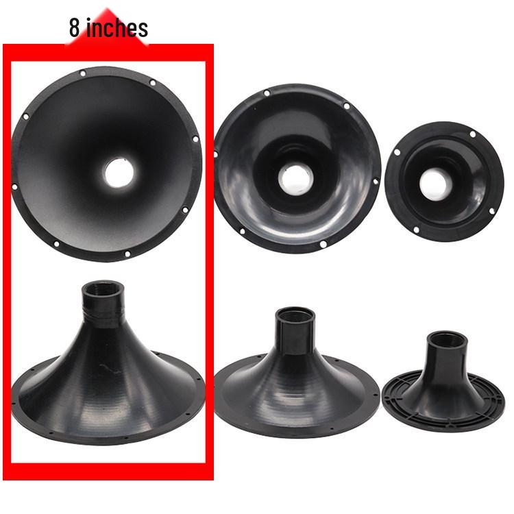 Speaker Tweeter Horn Driver: 4-14 inch, Flat/Screw Mouth, Plastic Horn