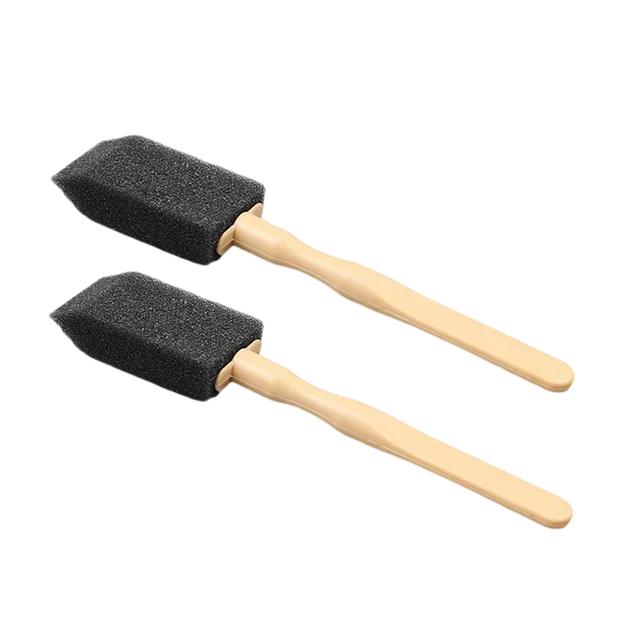 1/5Pcs Car Air Outlet Sponge Cleaning Brush Interior Detailing Dust Removal Brushes Conditioner Grille Cleaner Brush Auto Tools
