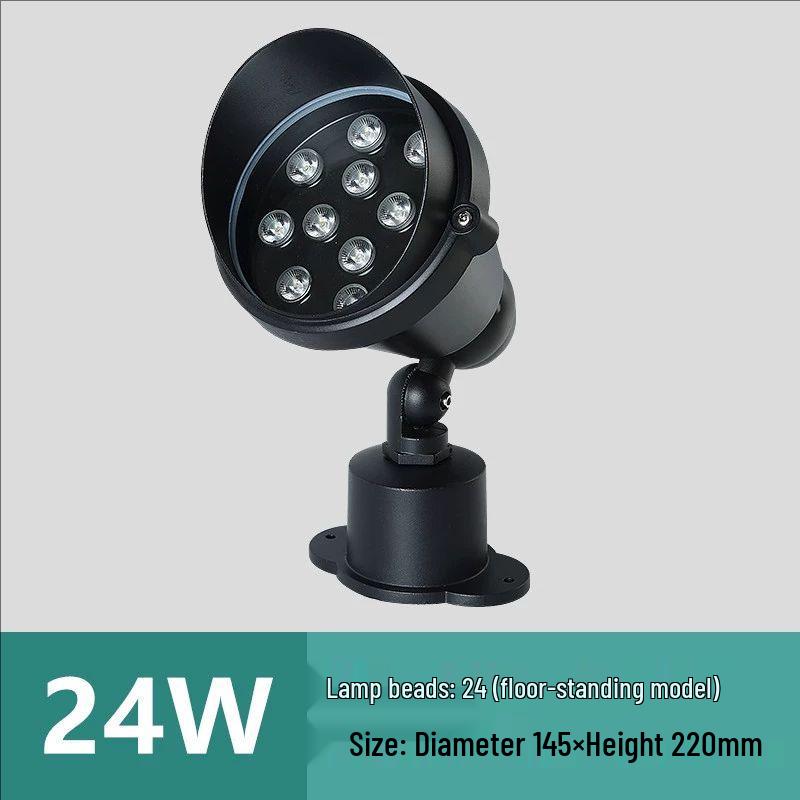 Outdoor Waterproof Plug-In Spotlight for Gardens and Lawns