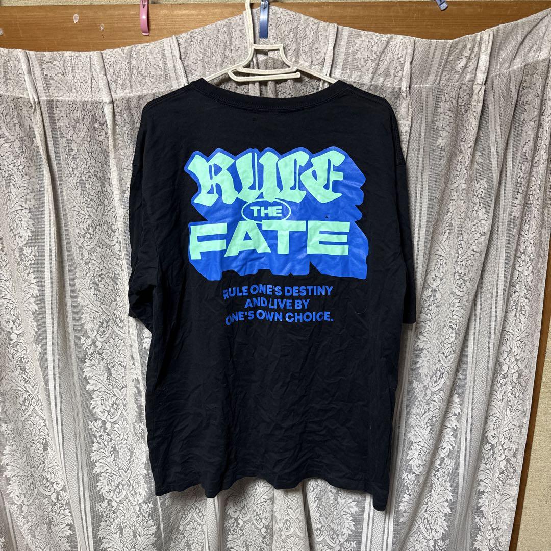 

[USED] RULE THE FATE T-shirt Black Size 2