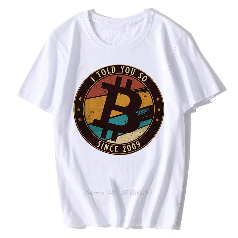 Bitcoin Shirt Cryptocurrency Crypto Miner Bitcoin BTC Crypto Design TShirt Men Cotton T Shirt Tees Streetwear Harajuku