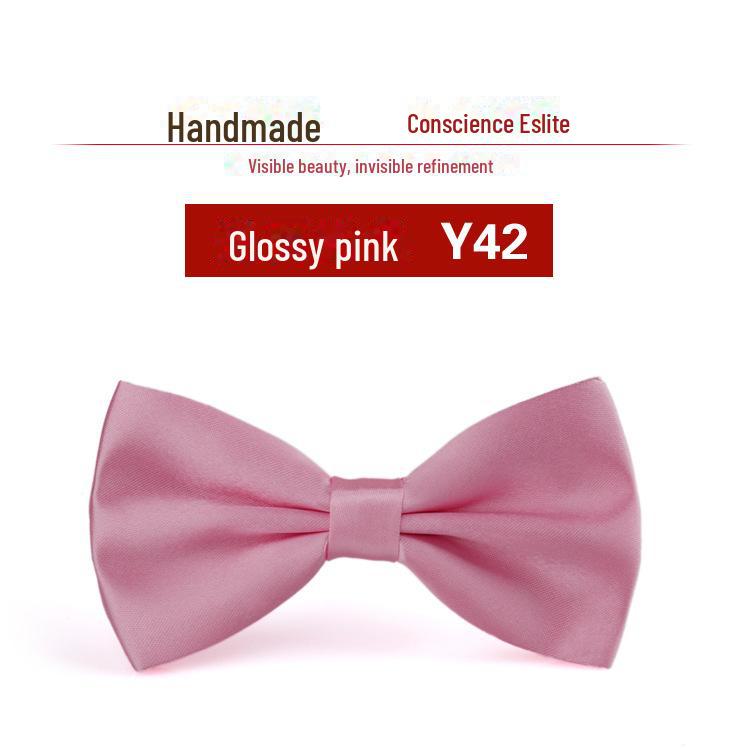Wine Red Korean Bow Tie for Men - Ideal for Weddings and Best Man Attire