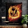 Die Tribute von Panem Cartoon Wandteppich Hippie Blume Wandteppiche Schlafsaal Dekor Kunst Heimdekor