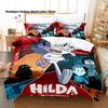 3D Printed Hilda The Series Bedding Set Duvet Cover Pillowcase For Kids Bedroom Decor Twin Full Queen King Size Bed Linen