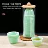 Short Cloud Disposable Rice Husk Teacups