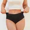 FINETOO 4PCS/SET Cotton Striped Women's Underwear Sexy High Waist Panties Solid Soft Briefs Female Breathable Stretch Lingerie