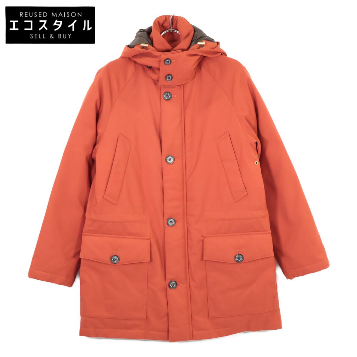 

MACKINTOSH LONDON Orange 23AW Cordura Wool 3 Layer Hooded Down coat 38 OrangeUsed