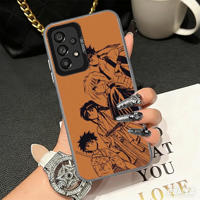 Rurouni Kenshin Anime Soft Phone Case for Samsung A17 A16 A15 A14 A13 A57 A56 A55 A54 A53 A37 A36 A35 A34 A33 A26 A25 A24 A23 A5
