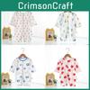 Cotton Baby Sleepwear With Long Sleeves And No Bone Technique For Infants