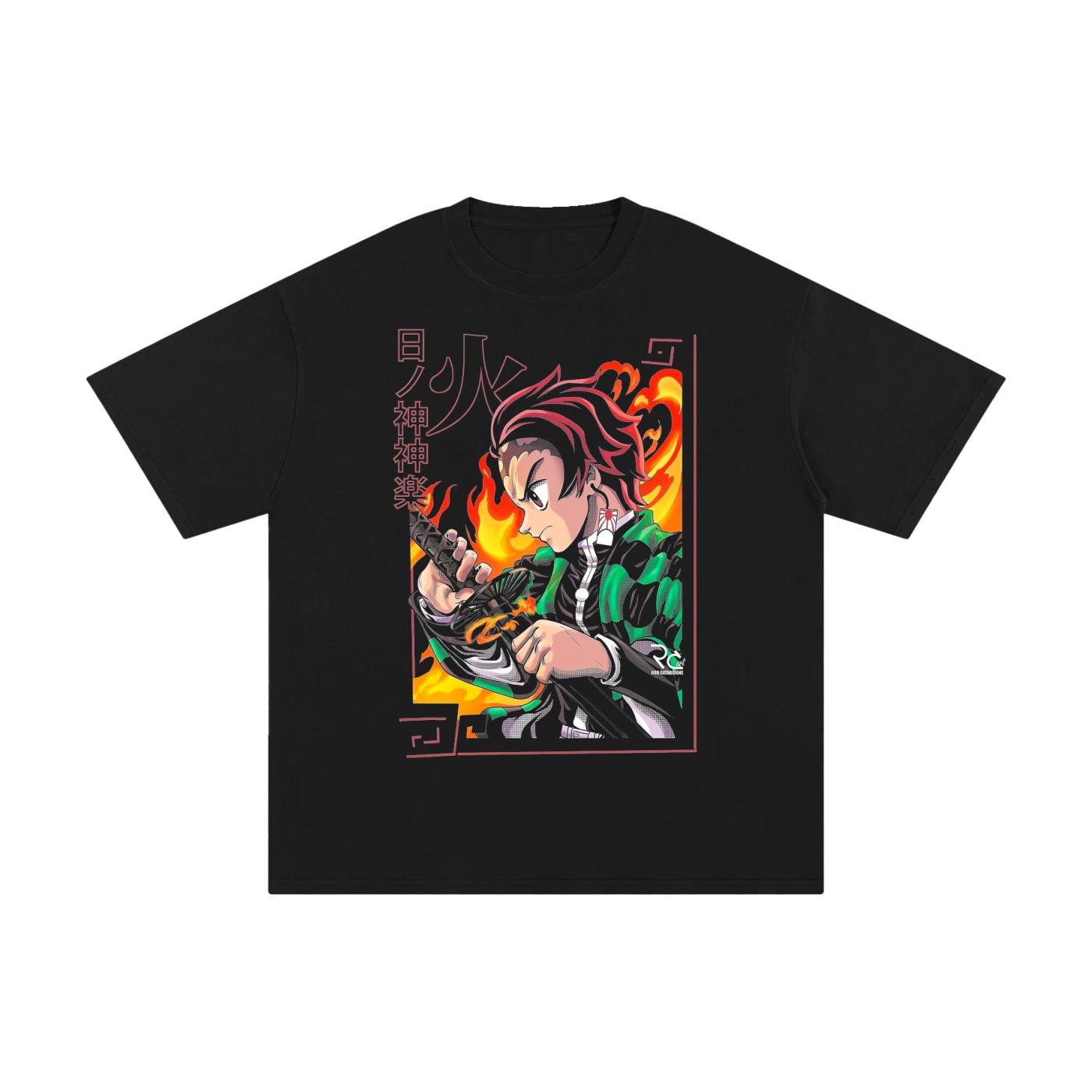 Demon Slayer Original Oversized Graphic Manga Tee Anime Shirt Demon Slayer. 130