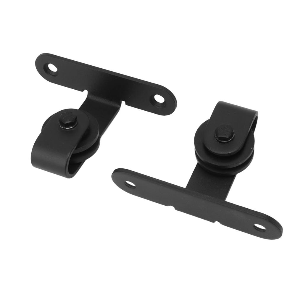 Mini Black Sliding Barn Door Hardware Roller Set Barn Door Lift Rail Accessories for Cabinet