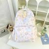 Schoolbag cartoon graffiti backpack ins cute college student large capacity girl junior high school girl schoolbag casual versatile backpack
