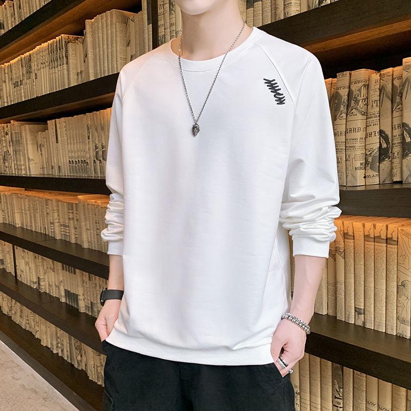 

Весенне-осенний новый свитер, мужской пуловер с круглым воротником и длинными рукавами M