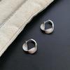 Vintage Simple Niche Geometric Circle Twisted Texture Earrings Ins Hundred Match Senior Sense of Earrings Shipping Personality Elegant Accessories