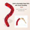 2PCS Red+Blue Saxophone Neck Cleaning Rod Cleaning Brush Kit  Saxophone Neck Inside Tube Cleaning