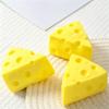 Soft Squishy Simulated Cheese Squeeze Toy Milk-Flavored Food Sensory Toy Stress Relief Slow Rising Fidget Toy For Friends Gifts