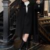 Autumn/Winter V-Neck Wool Vest Dress - Stylish Slimming Design