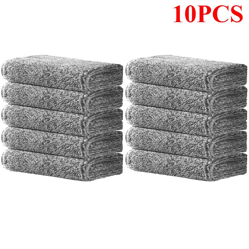 10PCS Microfiber Cleaning Cloths - Super Absorbent & Oil-Resistant Dish Towels, Multi-Use Dishcloths Kitchen Cleaning Tasks