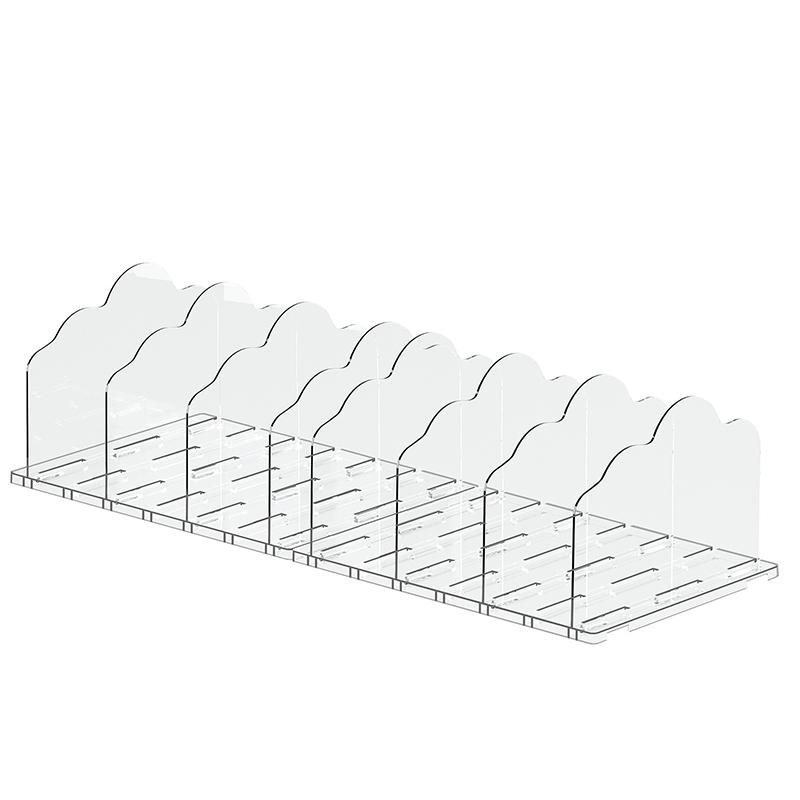 

Акриловые регулируемые разделители для сумок, органайзер для хранения сумок, прозрачный разделитель для полок в шкафу