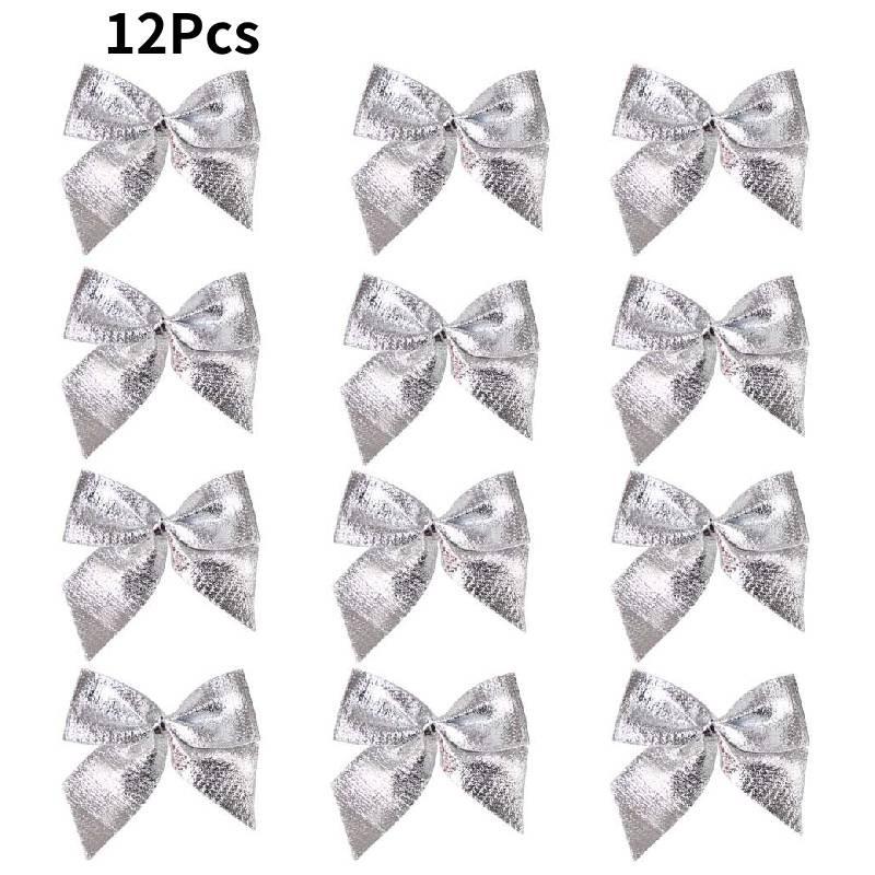 

Рождественские елки Банты Украшения Мода Простые Праздники Нарядные принадлежности серебряный