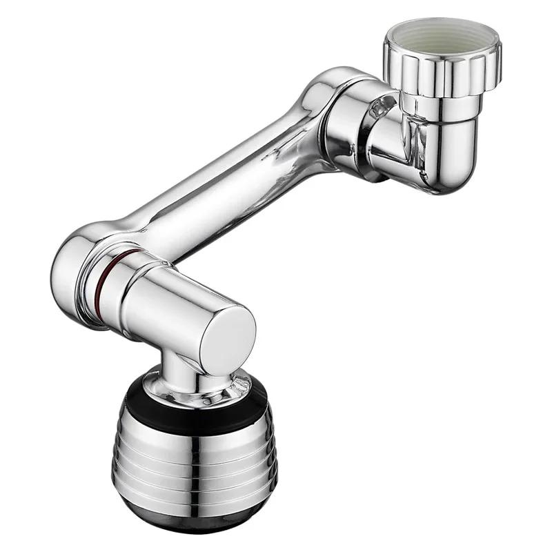1080° Universal Rotation Faucet Dual Mode Sprayer Head Washbasin Kitchen Robot Arm Extension Faucets Aerator Bathroom Accessory