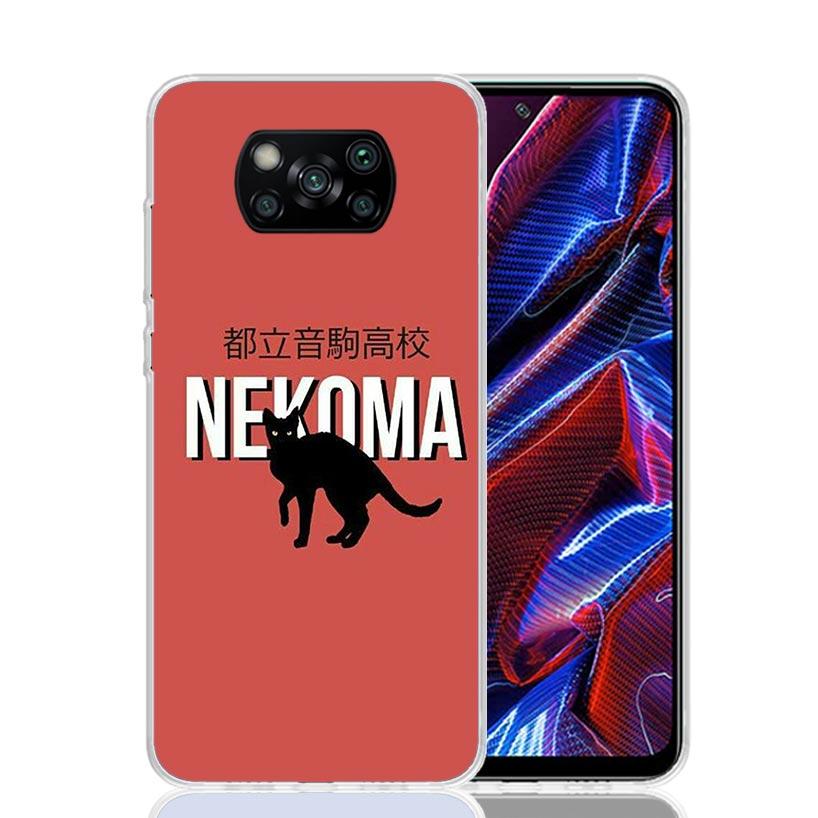 Haikyuu Oya Volleyball Anime Case Phone Cover for Xiaomi Poco X3 Nfc X5 X6 X7 X4 Gt F7 Ultra F6 F5 Pro F4 F3 M5S M5 M4 M3 5G Tre