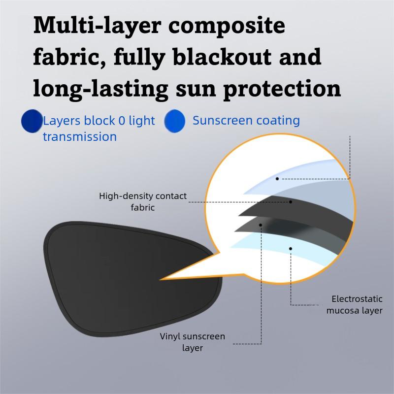 Folding Car Sunshade Umbrella for Windshield Curtains For Sidewindow Summer UV Protection Parasol for Front Window Easy Storage