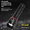 1-5PCS Portable Ultraviolet Torch Multi-Function Telescopic Zoomable Flashlight 3 Light Modes Waterproof UV Torch for Money