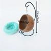 1Pc Hamster Toy Guinea Pig Golden Silk Bear Hanging Nest Cotton Nest Sleeping Room Coir Nest Swing Shaker Toy Warm Nest