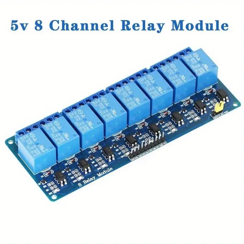 2pc 1/2/4/8 Channel 5v Relay Module With Optocoupler Relay Output 1 2 4 6 Relay Module 8 Channels Low Level Trigger Output XWay