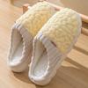 Plush cotton slippers women's winter home indoor home non-slip warm couple slippers wear thickened cotton shoes men