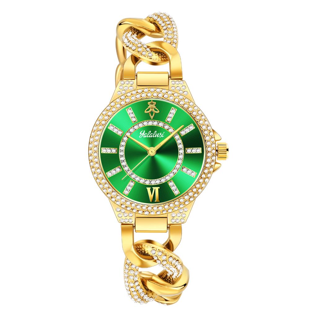 Yalalusi Fashion Casual Ladies Quartz Watch Ladies Watch Eco-Friendly Material Ipg