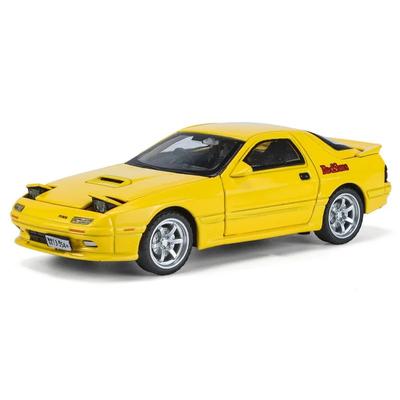 1/32 Mazda RX-7 Alloy Car Model Diecast Metal Sports Vehicles Model High Simulation Sound and Light Collection Children Toy Gift