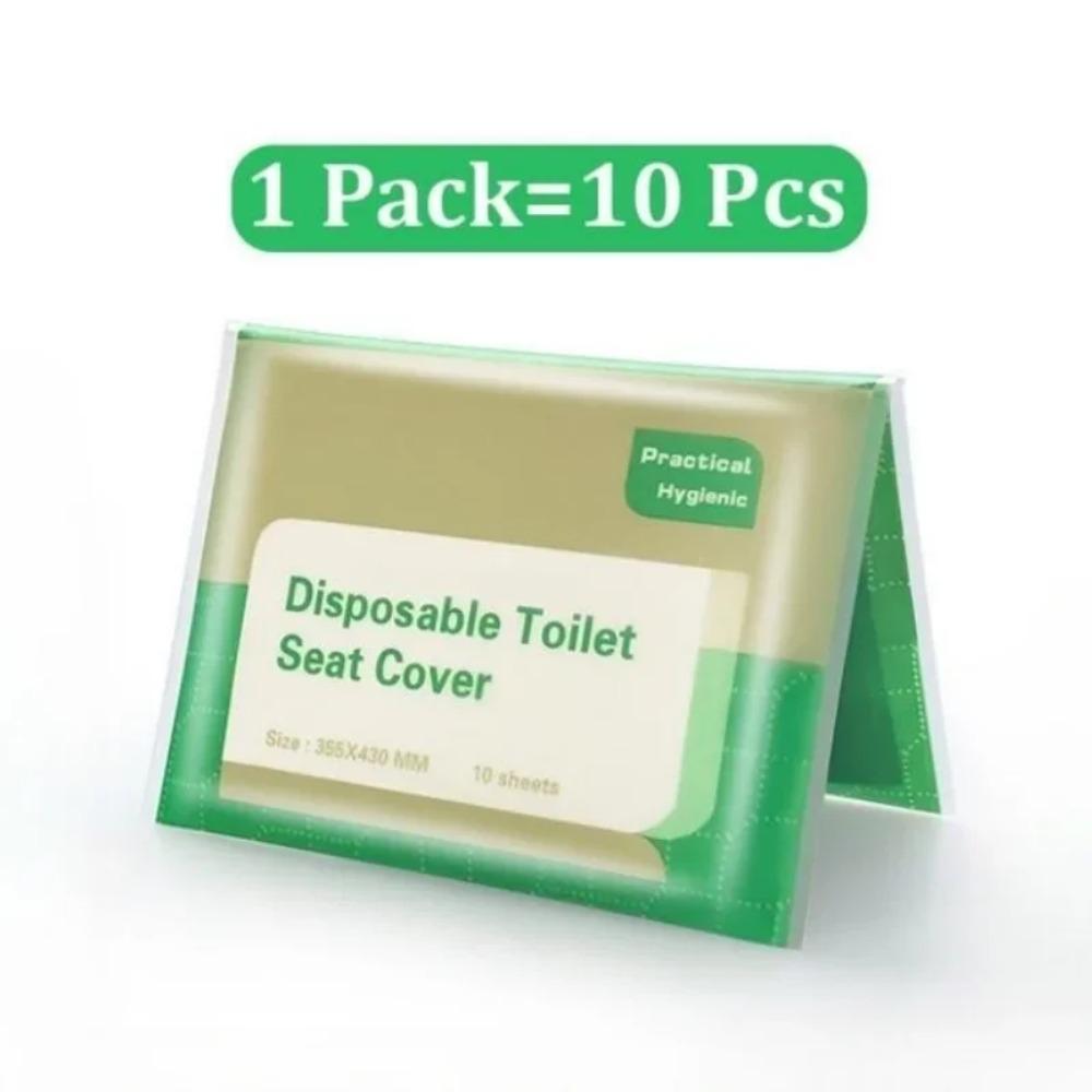 

50/30/10PCS Portable Disposable Toilet Seat Paper Waterproof Soluble Water Covers Type Travel Camping Hotel Bathroom Accessories 10PCS