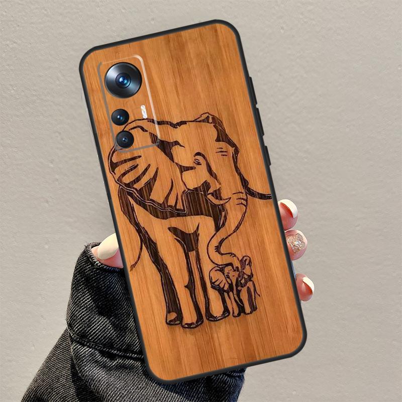 Natural Bamboo Wood Pattern Print Case For POCO M6 Pro X3 X5 F5 F3 F4 X4 GT M5s Cover For Xiaomi 11T Pro 12T 12 13 Lite 12X
