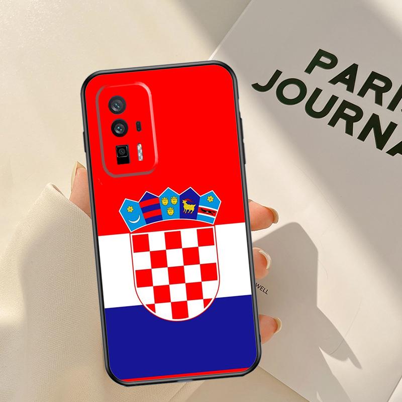 Croatia flag Case For Xiaomi 15 14 Ultra 13T 14T 15T Pro 17 Pro Max POCO X7 Pro X3 X5 X6 F5 F6 F7 F8 Coque