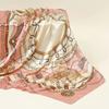 90x90CM Square Scarf New Luxury Design Popular Silk Style The Four Seasons Scarves Women Sunscreen Beach Kerchief Hijab