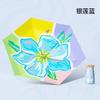 Parasol Small Portable 50% Umbrella Sunscreen Umbrella Women's Sunscreen Umbrella UV Protection Lightweight Color Glue Sun Umbrella