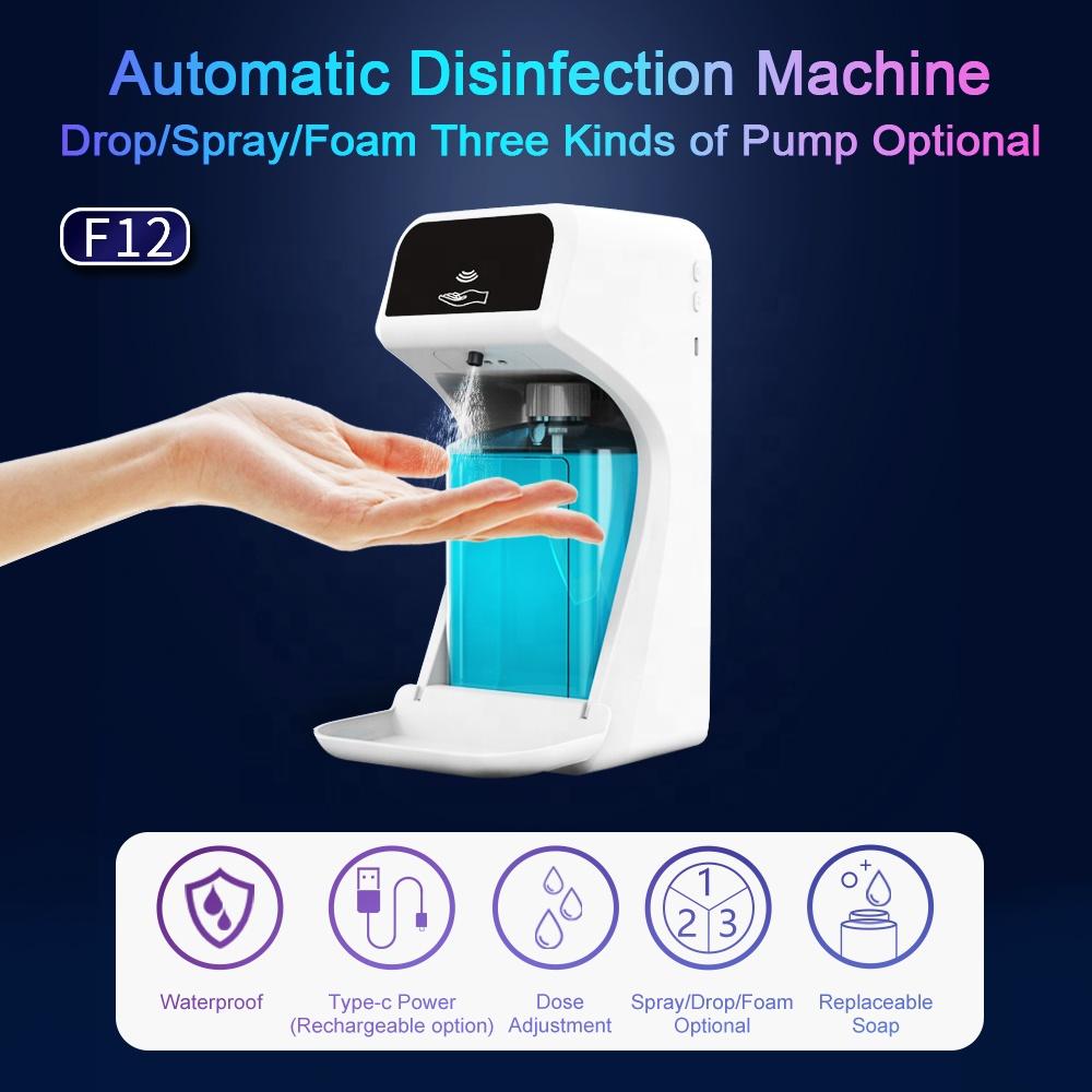 F12 Automatic Touchless Liquid Refillable Soap Sanitizer Dispenser