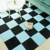 jigsaw carpet jigsaw carpet tile jigsaw carpet flooring  DIY Jigsaw Plush Shaggy Carpet Baby Children Puzzles Playmat Fl