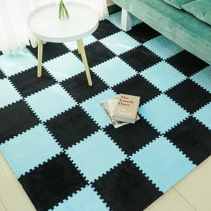 jigsaw carpet jigsaw carpet tile jigsaw carpet flooring DIY Jigsaw Plush Shaggy Carpet Baby Children Puzzles Playmat Fl