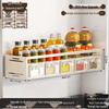 TLXT Wall-Mounted Kitchen Spice Organizer Shelf